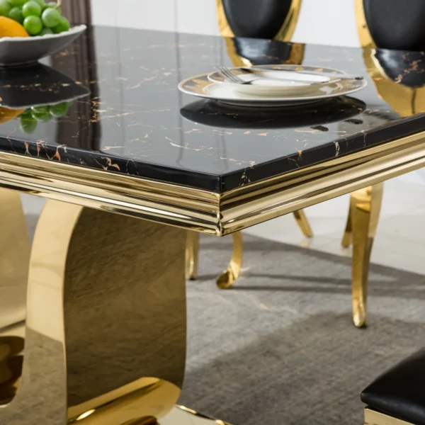 DT3102 Marble Dining Table By Artisan Furniture 30