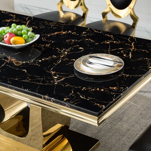 DT3102 Marble Dining Table By Artisan Furniture 34