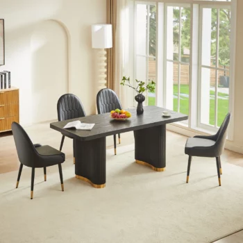 DT0227 Wood Pattern Dining Table By Artisan Furniture