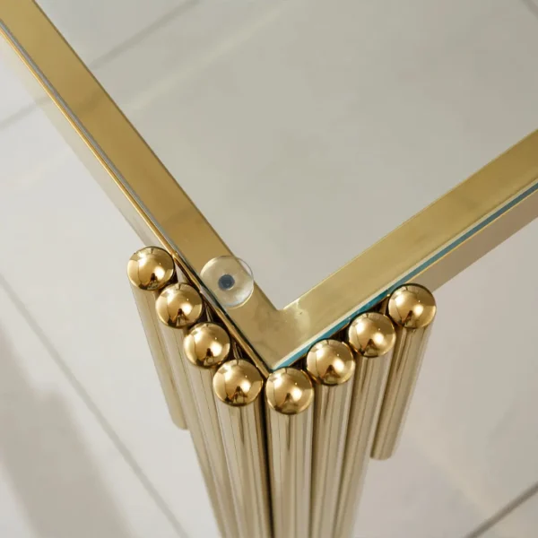 DT0312 Square Tempered Glass Dining Table By Artisan Furniture - Image 5