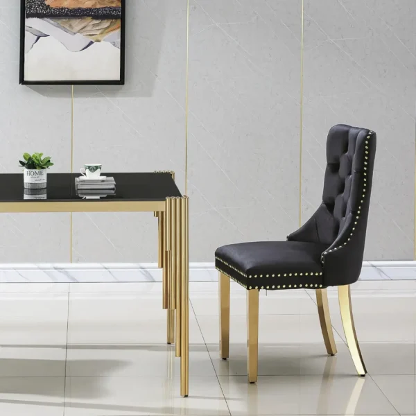 DT0312 Square Tempered Glass Dining Table By Artisan Furniture - Image 11