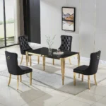 DT0313 Glass Tempered Dining Table By Artisan Furniture - Image 2