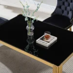 DT0313 Glass Tempered Dining Table By Artisan Furniture - Image 3