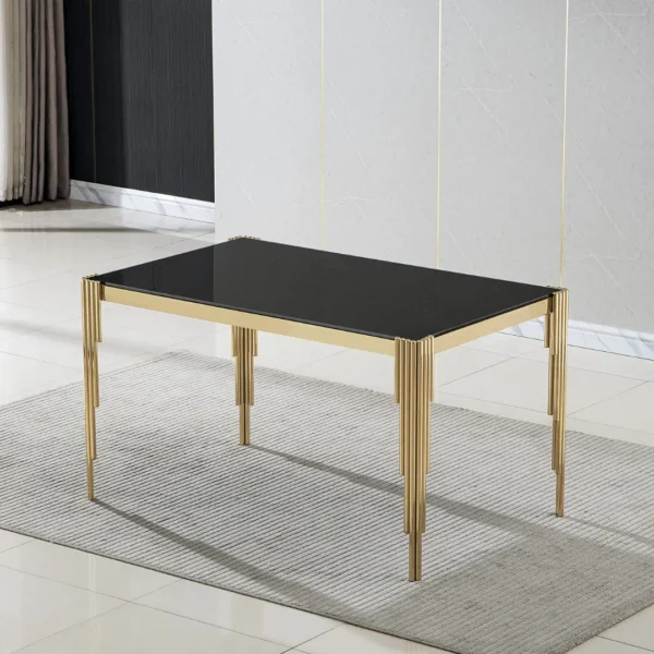 DT0313 Glass Tempered Dining Table By Artisan Furniture - Image 4