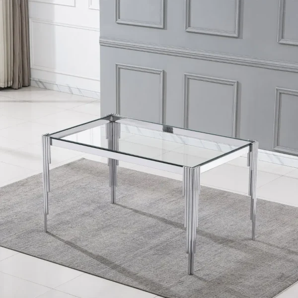 DT0313 Glass Tempered Dining Table By Artisan Furniture - Image 10