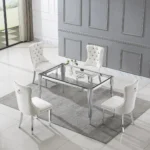 DT0313 Glass Tempered Dining Table By Artisan Furniture - Image 7