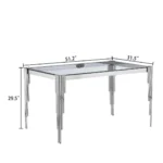 DT0313 Glass Tempered Dining Table By Artisan Furniture - Image 11