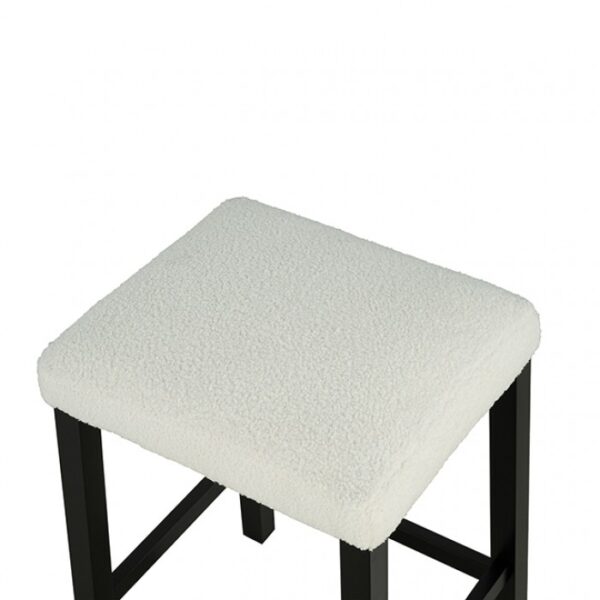 Chalcedony Black/White 3 Pc. Dining Table Set SL3401BK-PT-3PK By Furniture Of America 11