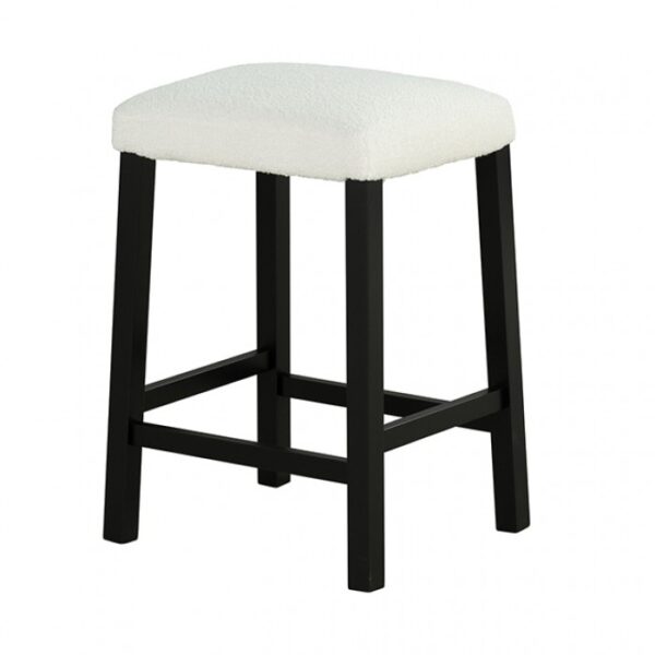 Chalcedony Black/White 3 Pc. Dining Table Set SL3401BK-PT-3PK By Furniture Of America 12