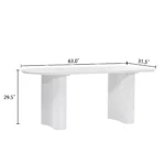 DT0223CM Matt White Dining Table By Artisan Furniture Dining Room Furniture Mobilia Cleopatra 23 DT0223CM Matt White Dining Table By Artisan Furniture 23