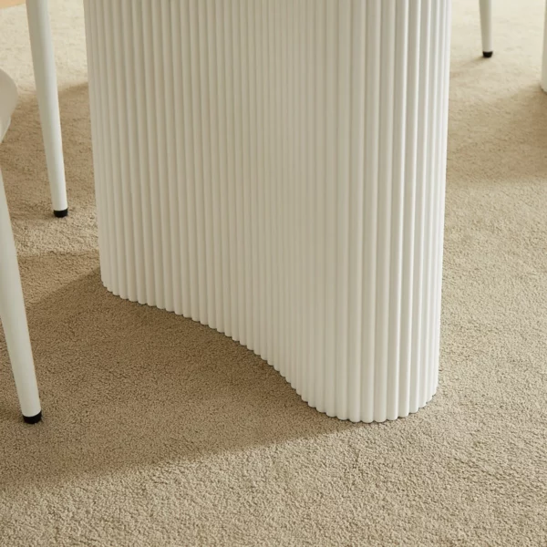 DT0223CM Matt White Dining Table By Artisan Furniture 17