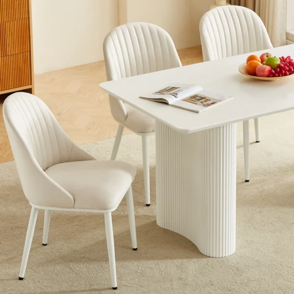 DT0223CM Matt White Dining Table By Artisan Furniture 19