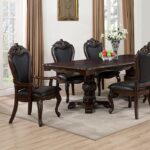 Manzanita Dark Cherry Dining Table FM3261CH-T-TABLE By Furniture Of America 13