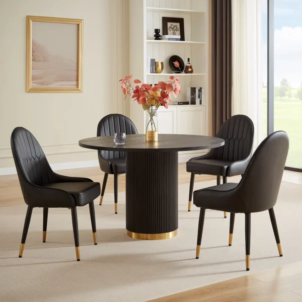 DT0220 Wood Pattern Table By Artisan Furniture 15
