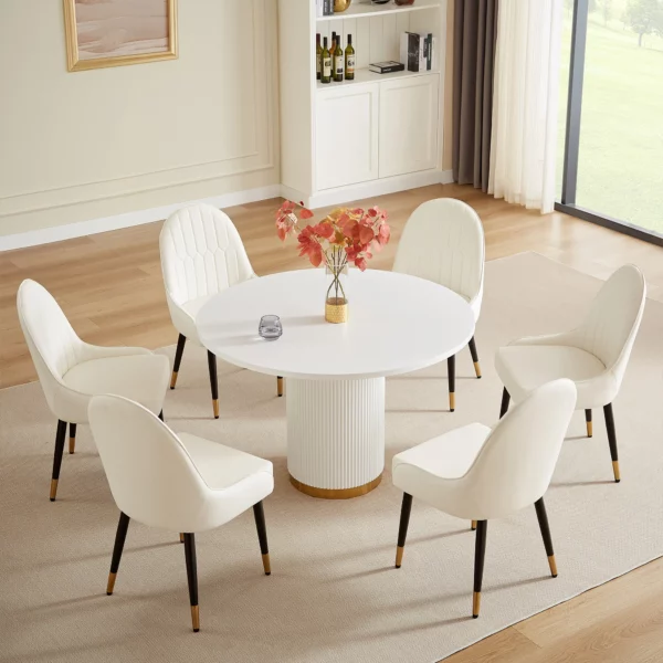 DT0220 Wood Pattern Table By Artisan Furniture 18