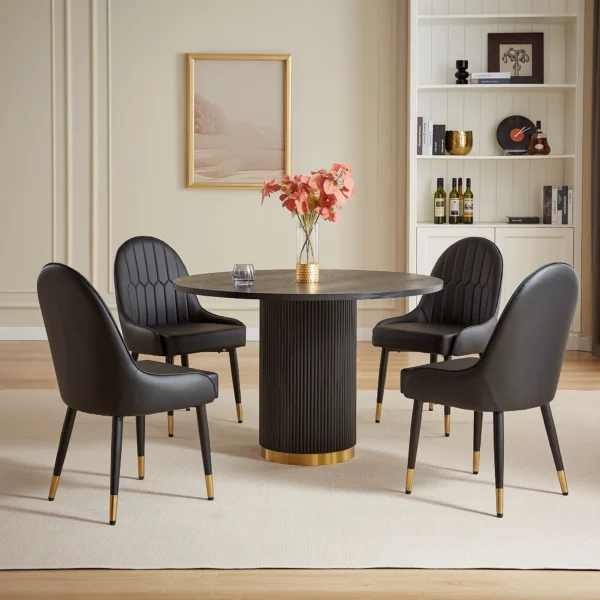 DT0220 Wood Pattern Table By Artisan Furniture 20