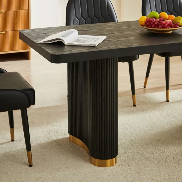 DT0226 Pattern Wood Table By Artisan Furniture 32