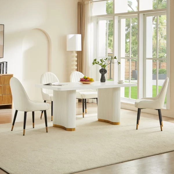 DT0226 Pattern Wood Table By Artisan Furniture 36