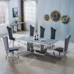 DT311 Marble Top Dining Table By Artisan Furniture Dining Room Furniture Mobilia Cleopatra 29 DT311 Marble Top Dining Table By Artisan Furniture 29