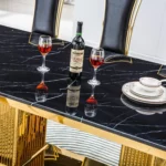 DT311 Marble Top Dining Table By Artisan Furniture Dining Room Furniture Mobilia Cleopatra 31 DT311 Marble Top Dining Table By Artisan Furniture 31
