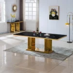 DT311 Marble Top Dining Table By Artisan Furniture Dining Room Furniture Mobilia Cleopatra 33 DT311 Marble Top Dining Table By Artisan Furniture 33