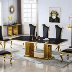 DT311 Marble Top Dining Table By Artisan Furniture Dining Room Furniture Mobilia Cleopatra 34 DT311 Marble Top Dining Table By Artisan Furniture 34