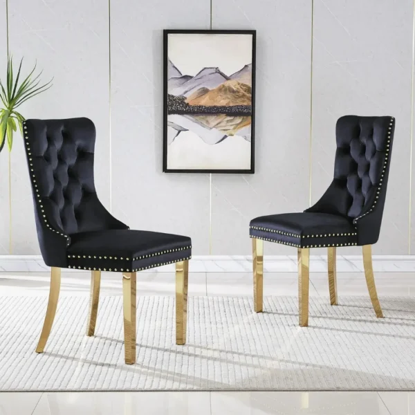 DCK88 Stainless Steel Dining Chair Set of 2 by Artisan Furniture - Image 6