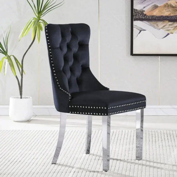 DCK88 Stainless Steel Dining Chair Set of 2 by Artisan Furniture - Image 5