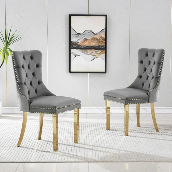 DCK88 Stainless Steel Dining Chair Set of 2 by Artisan Furniture - Image 13