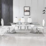 DT039 Rectangular Glass Top For Dining Table By Artisan Furniture 24
