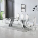 DT039 Rectangular Glass Top For Dining Table By Artisan Furniture 26