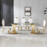 DT039 Rectangular Glass Top For Dining Table By Artisan Furniture 27
