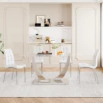 DT035 Glass Top Dining Room Table By Artisan Furniture Dining Room Furniture Mobilia Cleopatra 39 DT035 Glass Top Dining Room Table By Artisan Furniture 39