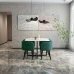 801-2 White Marble Dining Table Set With 4 Chair By Artisan Furniture Luxury Dining Tables Mobilia Cleopatra 31 801-2 White Marble Dining Table Set With 4 Chair By Artisan Furniture 31