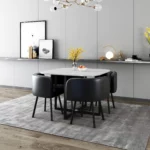 801-2 White Marble Dining Table Set With 4 Chair By Artisan Furniture Luxury Dining Tables Mobilia Cleopatra 29 801-2 White Marble Dining Table Set With 4 Chair By Artisan Furniture 29