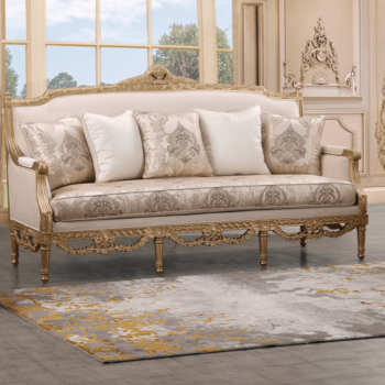 Elegant Fabric Sofa HD-56 By Homey Design
