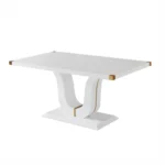 DT0221 Wood Dining Table With Metal Legs By Artisan Furniture Dining Room Furniture Mobilia Cleopatra 28 DT0221 Wood Dining Table With Metal Legs By Artisan Furniture 28