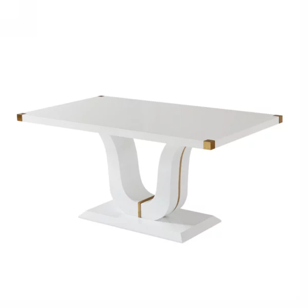 DT0221 Wood Dining Table With Metal Legs By Artisan Furniture 16