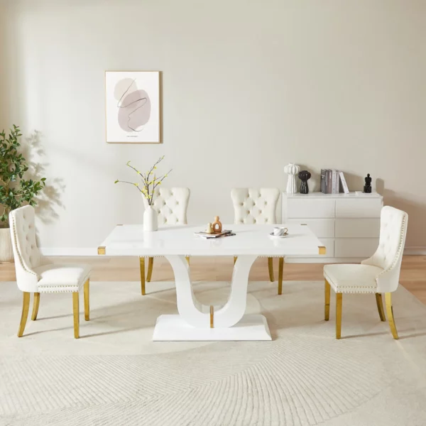 DT0221 Wood Dining Table With Metal Legs By Artisan Furniture 23