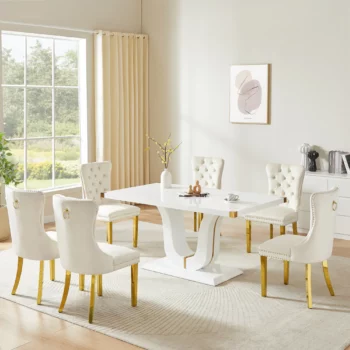 DT0221 Wood Dining Table With Metal Legs By Artisan Furniture