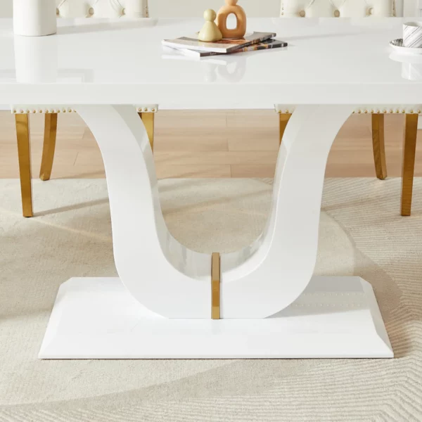 DT0221 Wood Dining Table With Metal Legs By Artisan Furniture 26