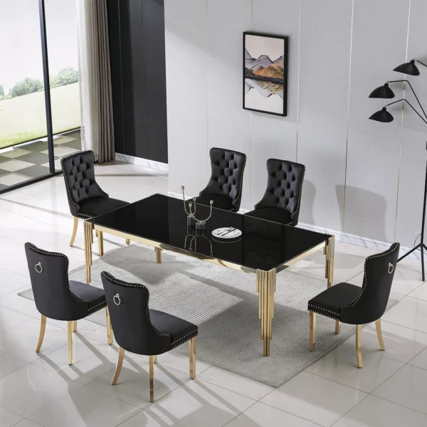 DT0310 Tempered Glass For Dining Table Top By Artisan Furniture 35