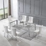 DT0310 Tempered Glass For Dining Table Top By Artisan Furniture 67
