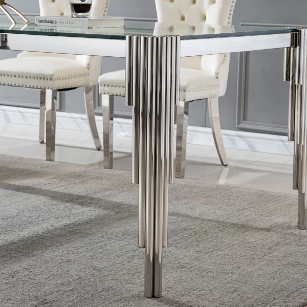 DT0310 Tempered Glass For Dining Table Top By Artisan Furniture 39