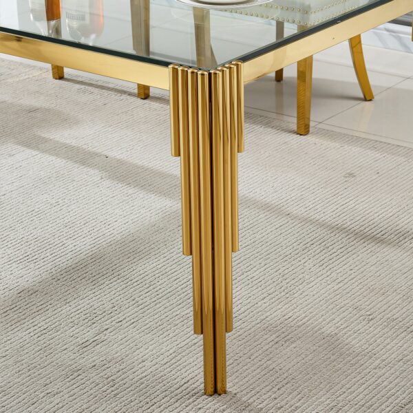 DT0310 Tempered Glass For Dining Table Top By Artisan Furniture 57