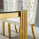 DT0310 Tempered Glass For Dining Table Top By Artisan Furniture 90