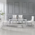 DT0311 Tempered Glass For Dining Table Top By Artisan Furniture Dining Room Furniture Mobilia Cleopatra 48 DT0311 Tempered Glass For Dining Table Top By Artisan Furniture 48
