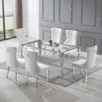 DT0311 Tempered Glass For Dining Table Top By Artisan Furniture Dining Room Furniture Mobilia Cleopatra 49 DT0311 Tempered Glass For Dining Table Top By Artisan Furniture 49