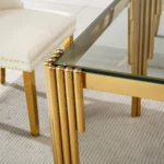 DT0311 Tempered Glass For Dining Table Top By Artisan Furniture Dining Room Furniture Mobilia Cleopatra 51 DT0311 Tempered Glass For Dining Table Top By Artisan Furniture 51