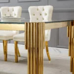 DT0311 Tempered Glass For Dining Table Top By Artisan Furniture Dining Room Furniture Mobilia Cleopatra 53 DT0311 Tempered Glass For Dining Table Top By Artisan Furniture 53